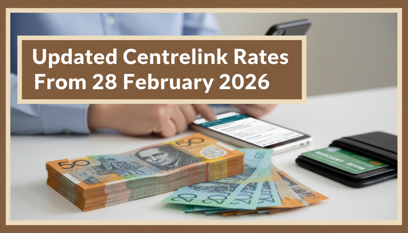 Updated Centrelink Rates From 28 February 2026