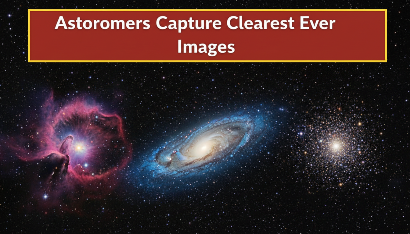 Astronomers Capture Clearest Ever Images