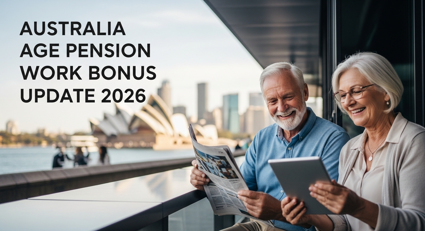 Australia Age Pension Work Bonus Update 2026