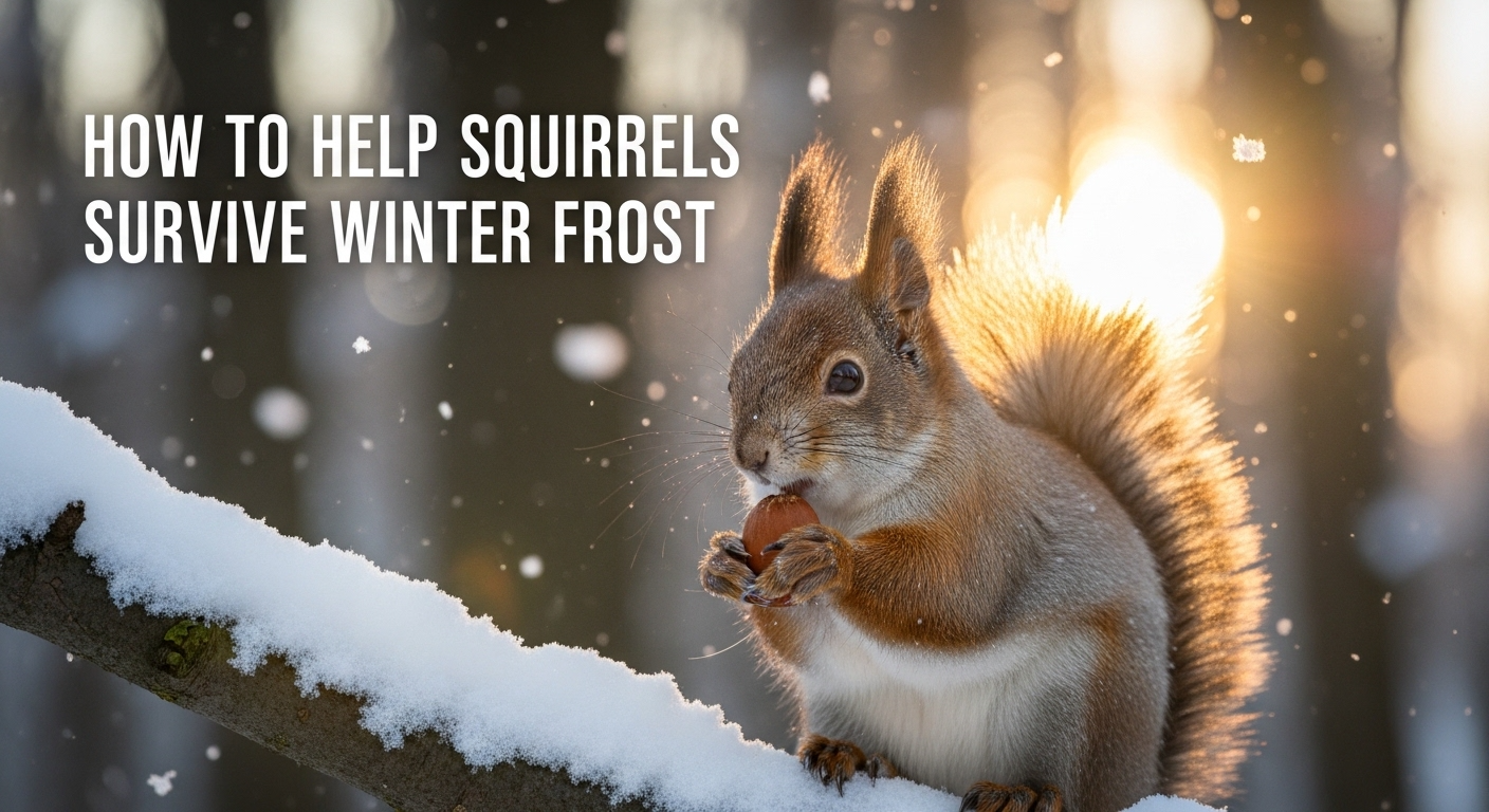 How to Help Squirrels Survive Winter Frost
