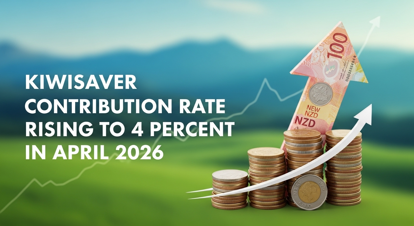 KiwiSaver Contribution Rate Rising to 4 Percent in April 2026