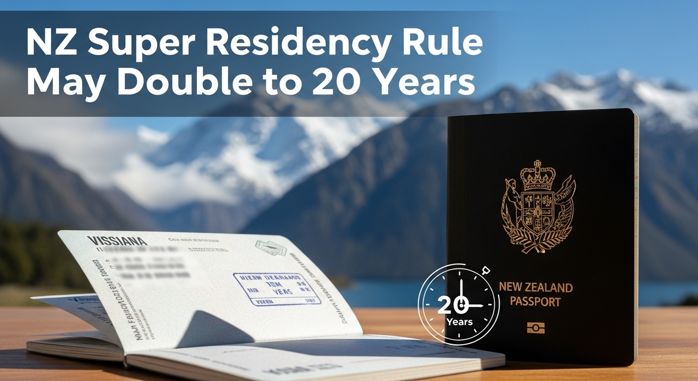 NZ Super Residency Rule May Double to 20 Years