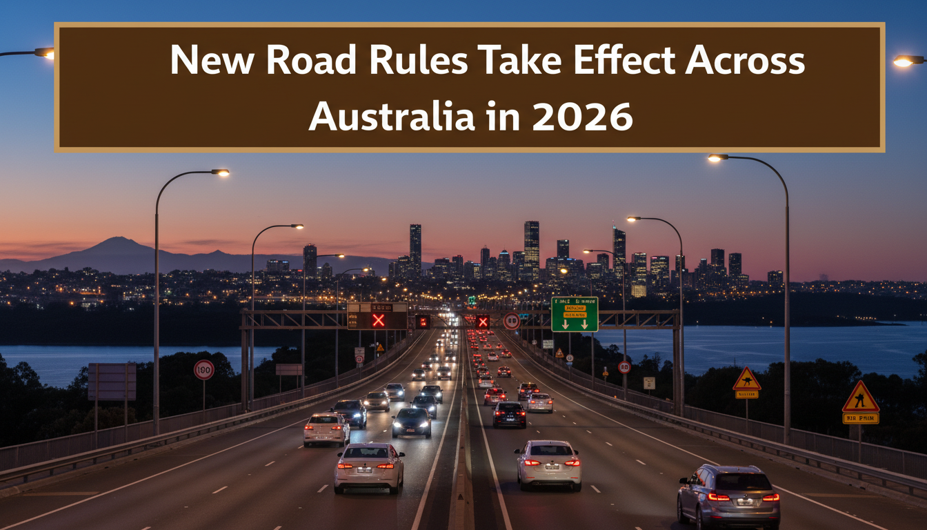 New Road Rules Take Effect Across Australia in 2026