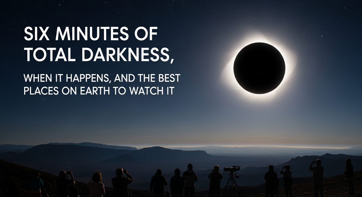 Six Minutes of Total Darkness, When It Happens, and the Best Places on Earth to Watch It