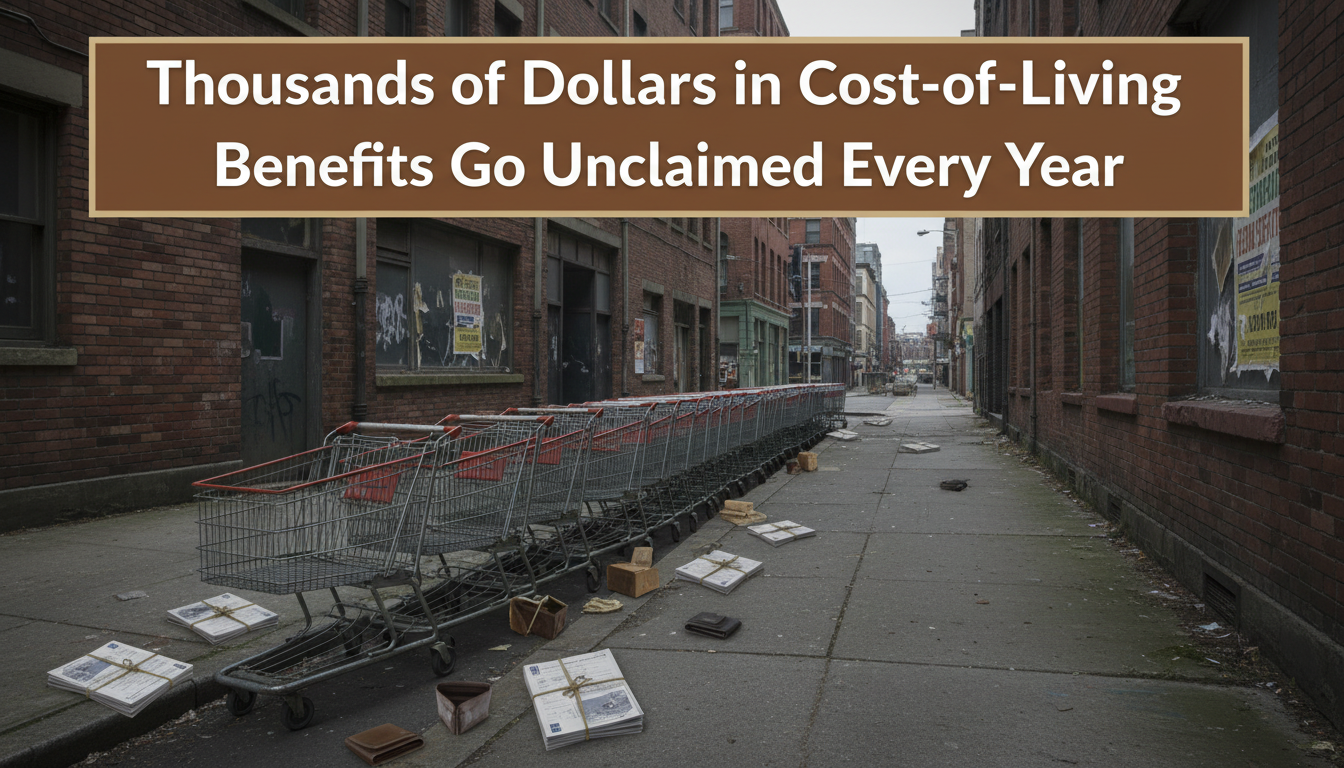 Thousands of Dollars in Cost-of-Living Benefits Go Unclaimed Every Year