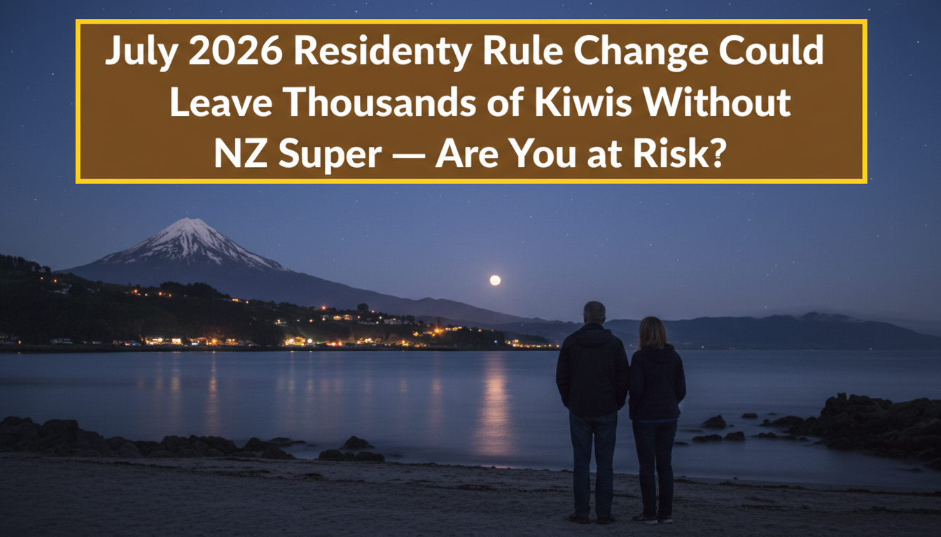 July 2026 Residency Rule Change Could Leave Thousands of Kiwis Without NZ Super — Are You at Risk?