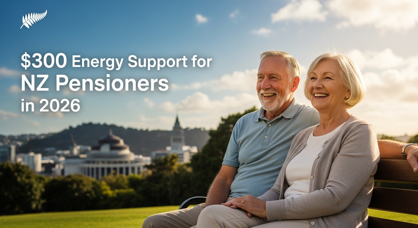 $300 Energy Support for NZ Pensioners in 2026