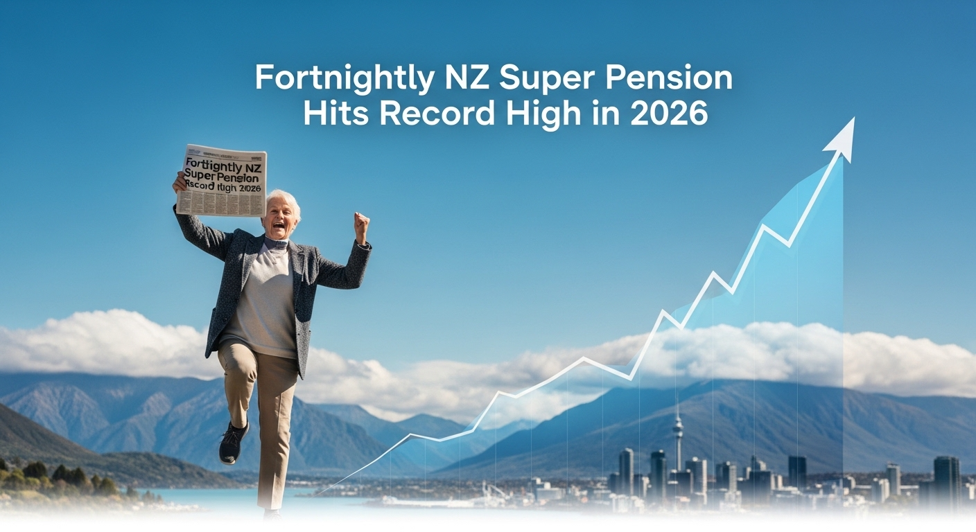 Fortnightly NZ Super Pension Hits Record High in 2026