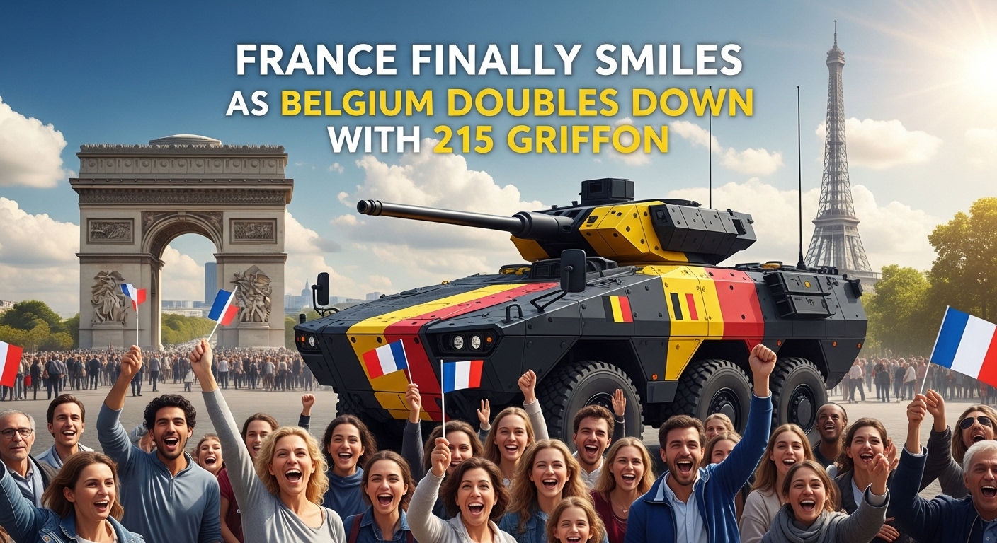 France Finally Smiles as Belgium Doubles Down with 215 Griffon and Serval Armoured Vehicles in €1bn Tactical Alliance