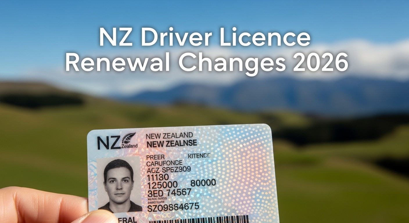 NZ Driver Licence Renewal Changes 2026