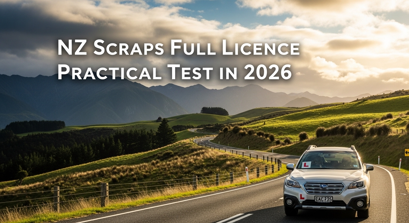 NZ Scraps Full Licence Practical Test in 2026
