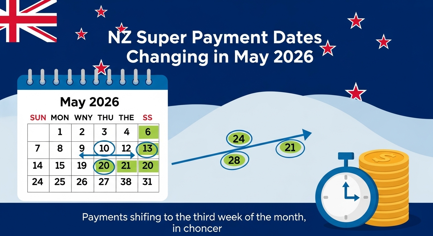 NZ Super Payment Dates Changing in May 2026