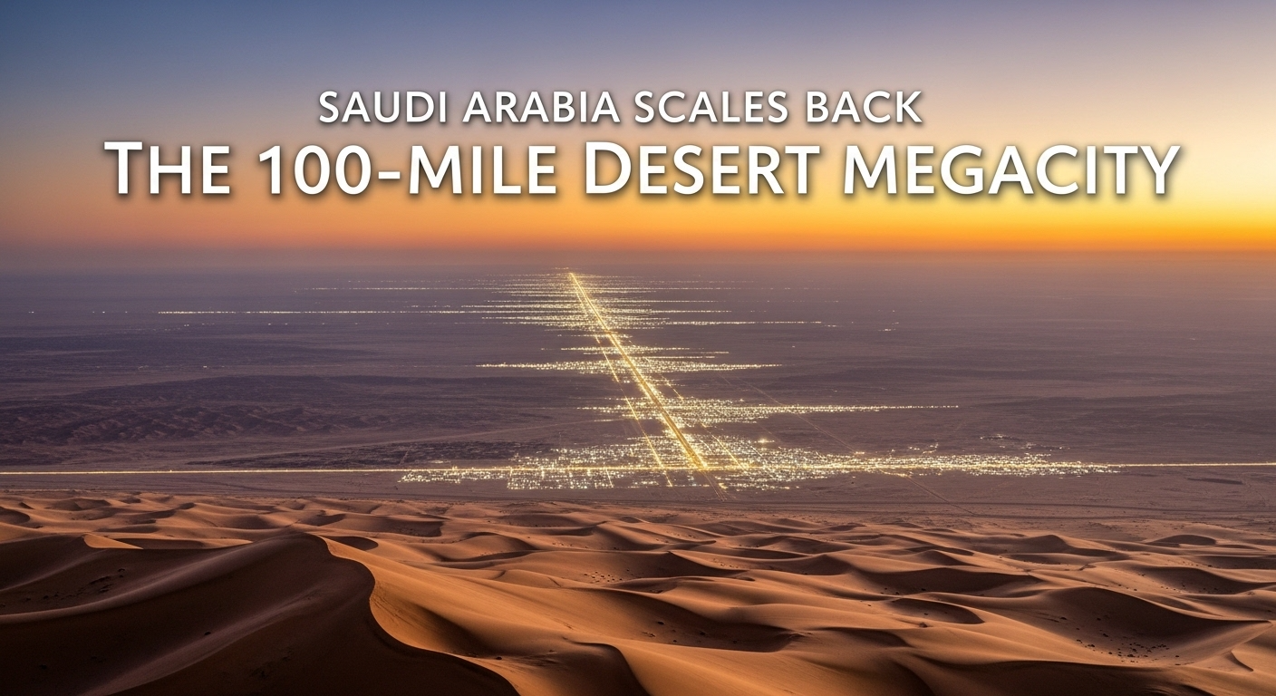 Saudi Arabia Scales Back the 100-Mile Desert Megacity