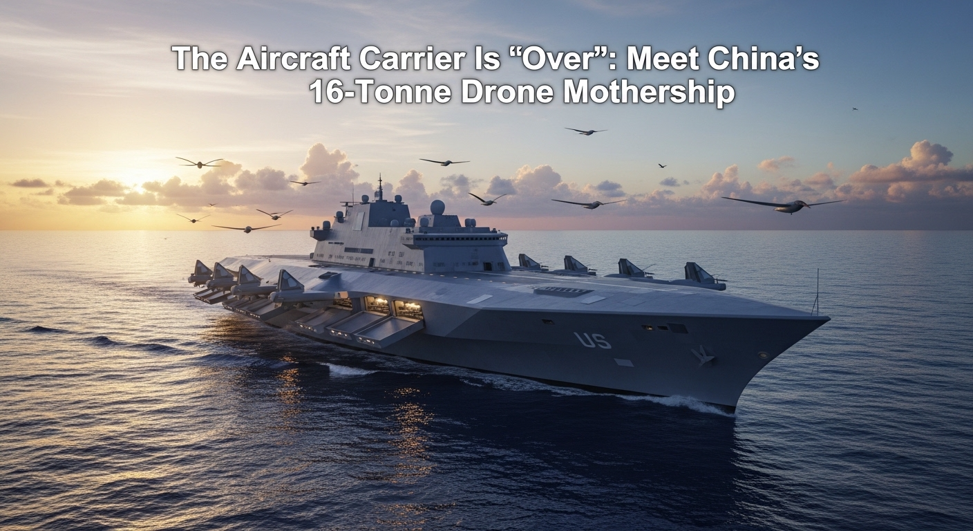 The Aircraft Carrier Is “Over”: Meet China’s 16-Tonne Drone Mothership