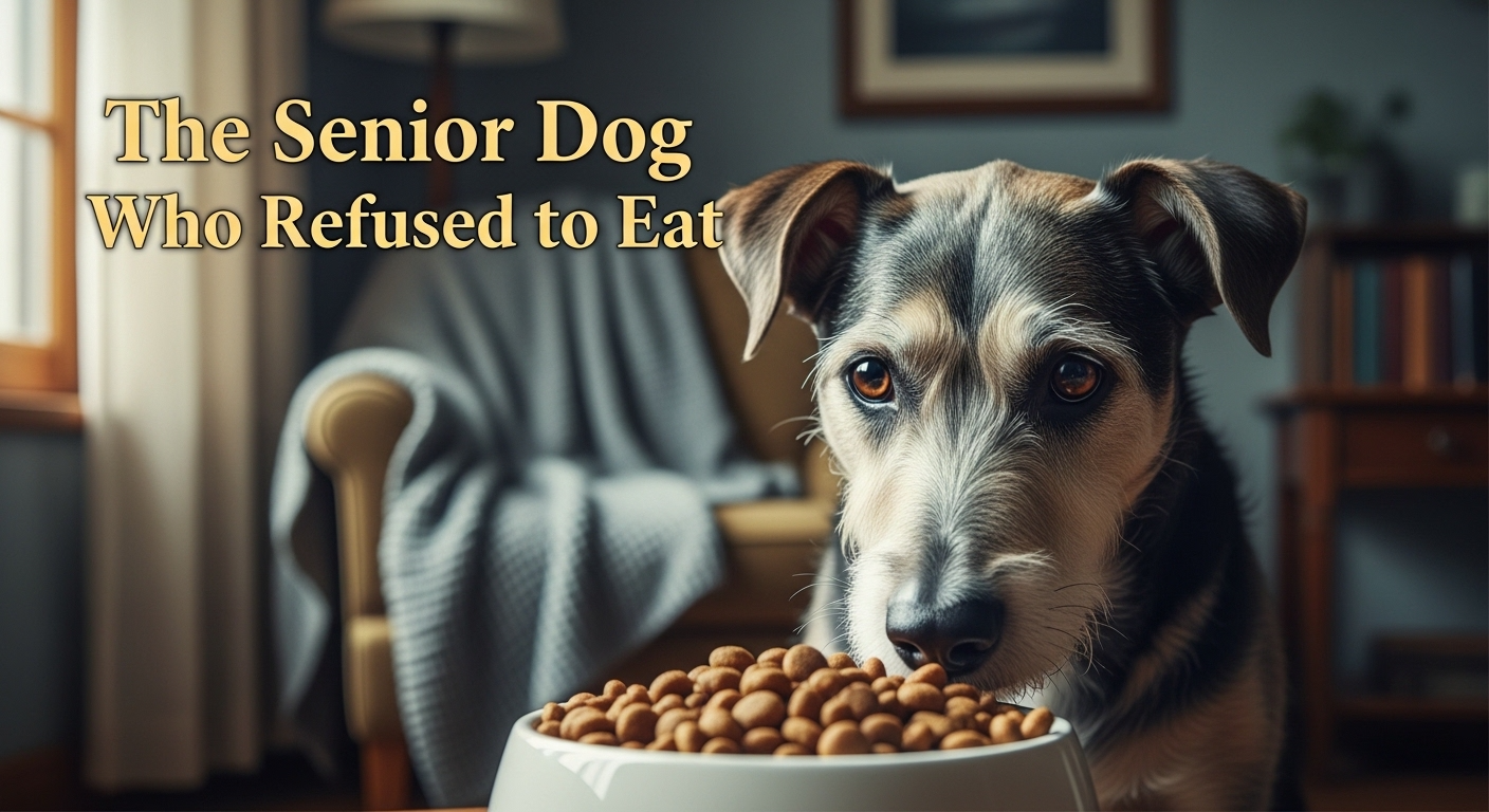 The Senior Dog Who Refused to Eat