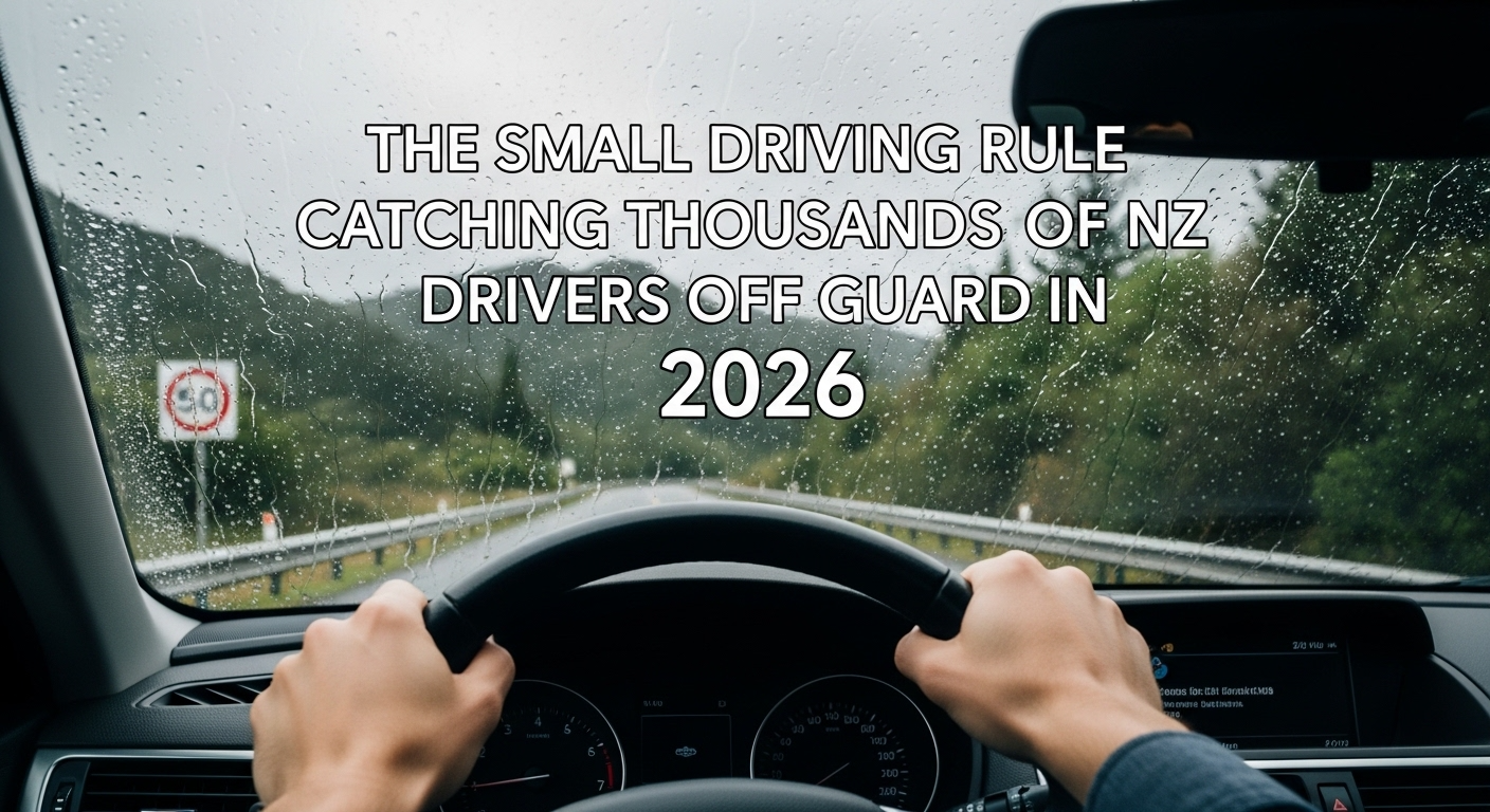 The Small Driving Rule Catching Thousands of NZ Drivers Off Guard in 2026