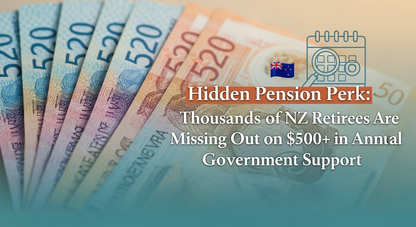Thousands of NZ Retirees Are Missing Out on $500+ in Annual Government Support