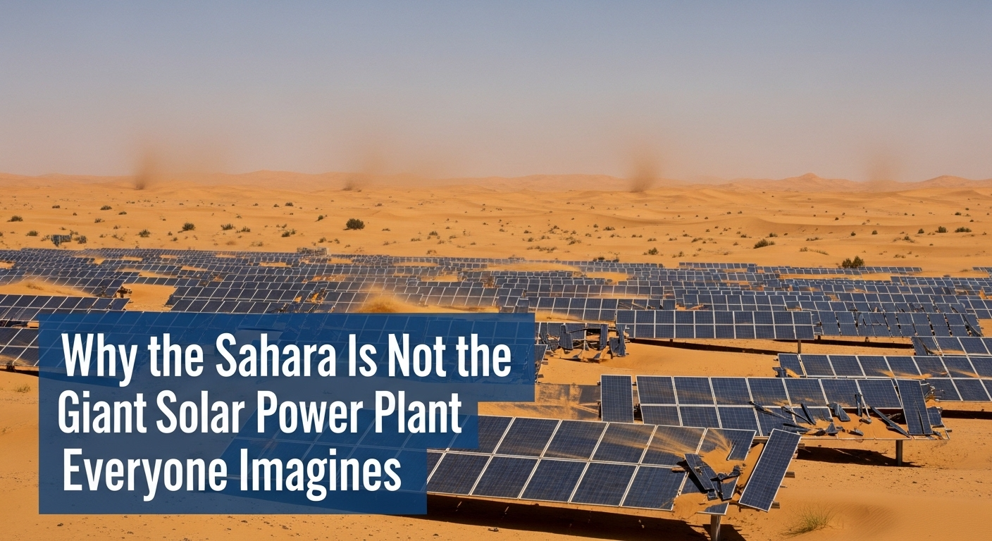 Why the Sahara Is Not the Giant Solar Power Plant Everyone Imagines