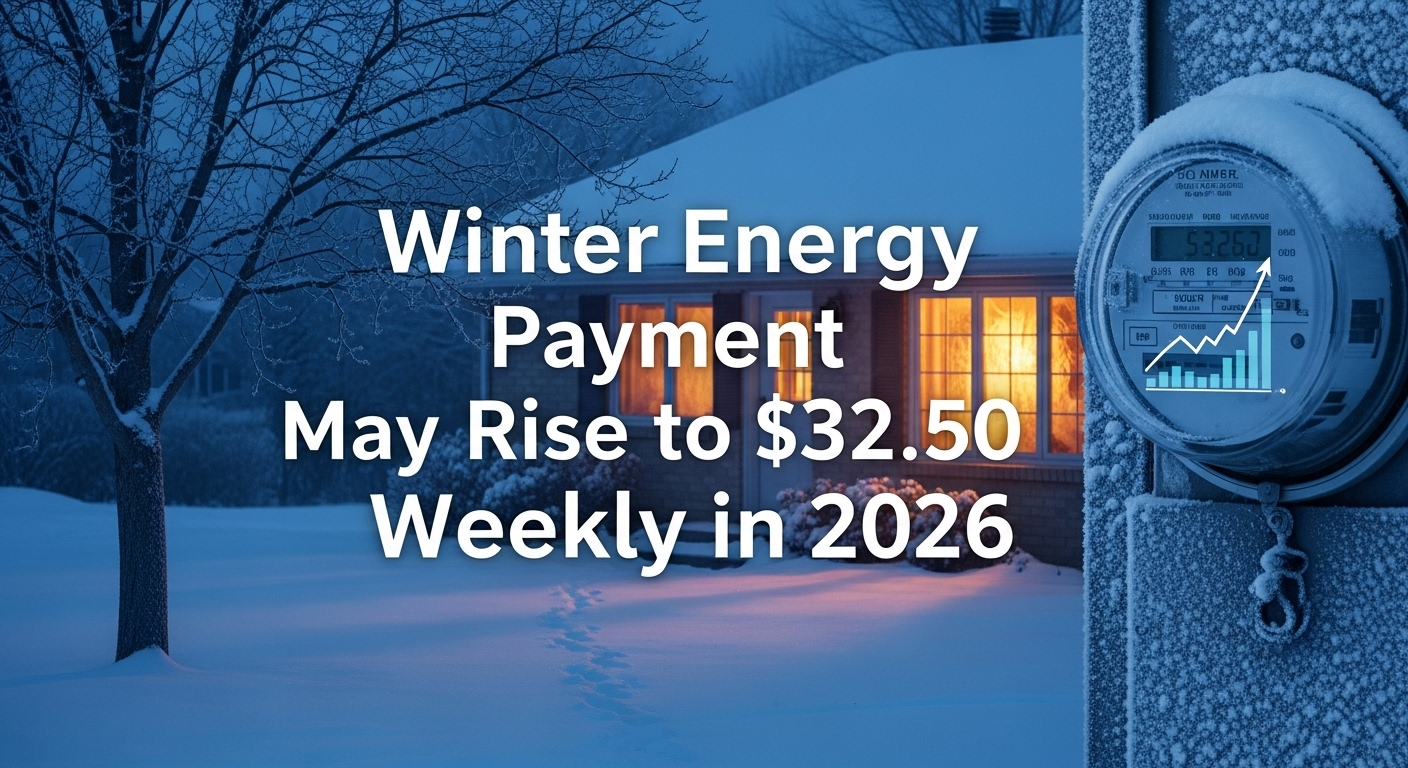 Winter Energy Payment May Rise to $32.50 Weekly in 2026